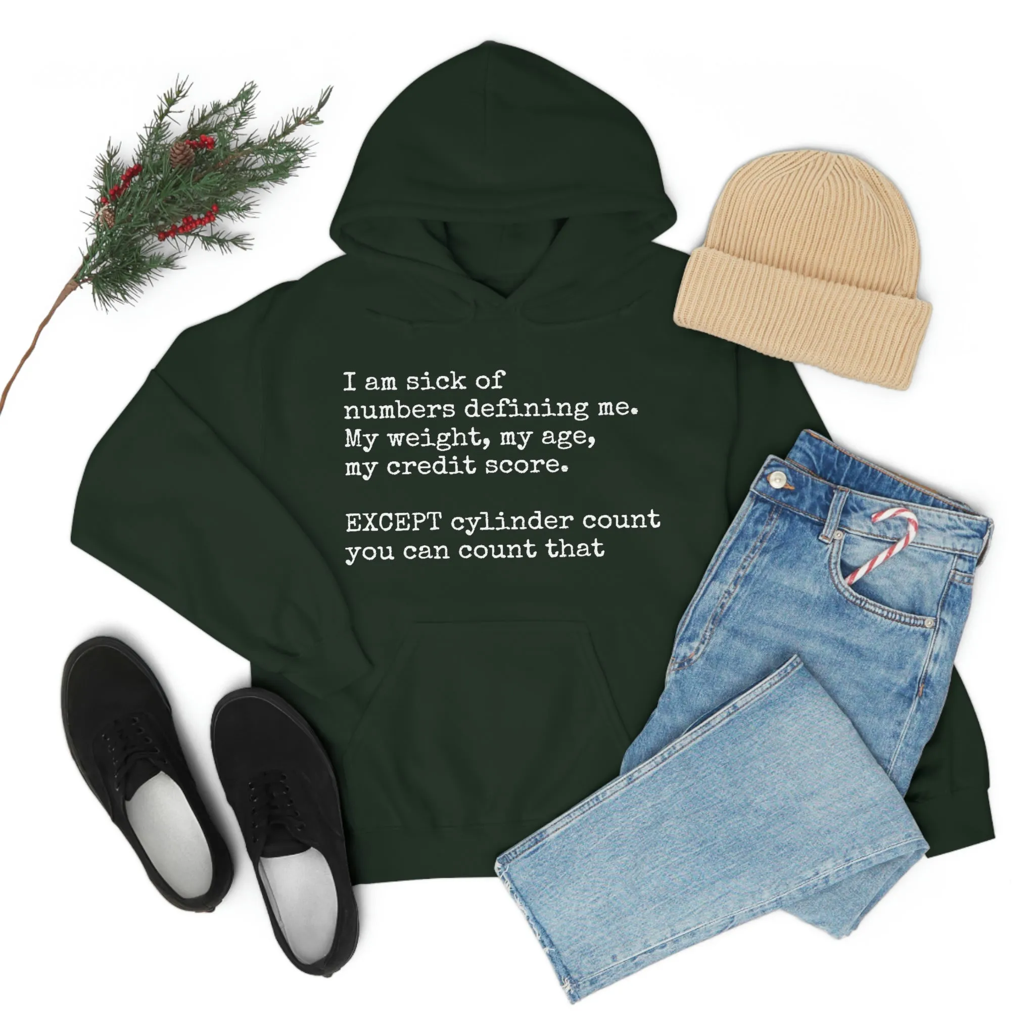 Horsepower Counts -  Unisex Heavy Blend™ Hooded Sweatshirt