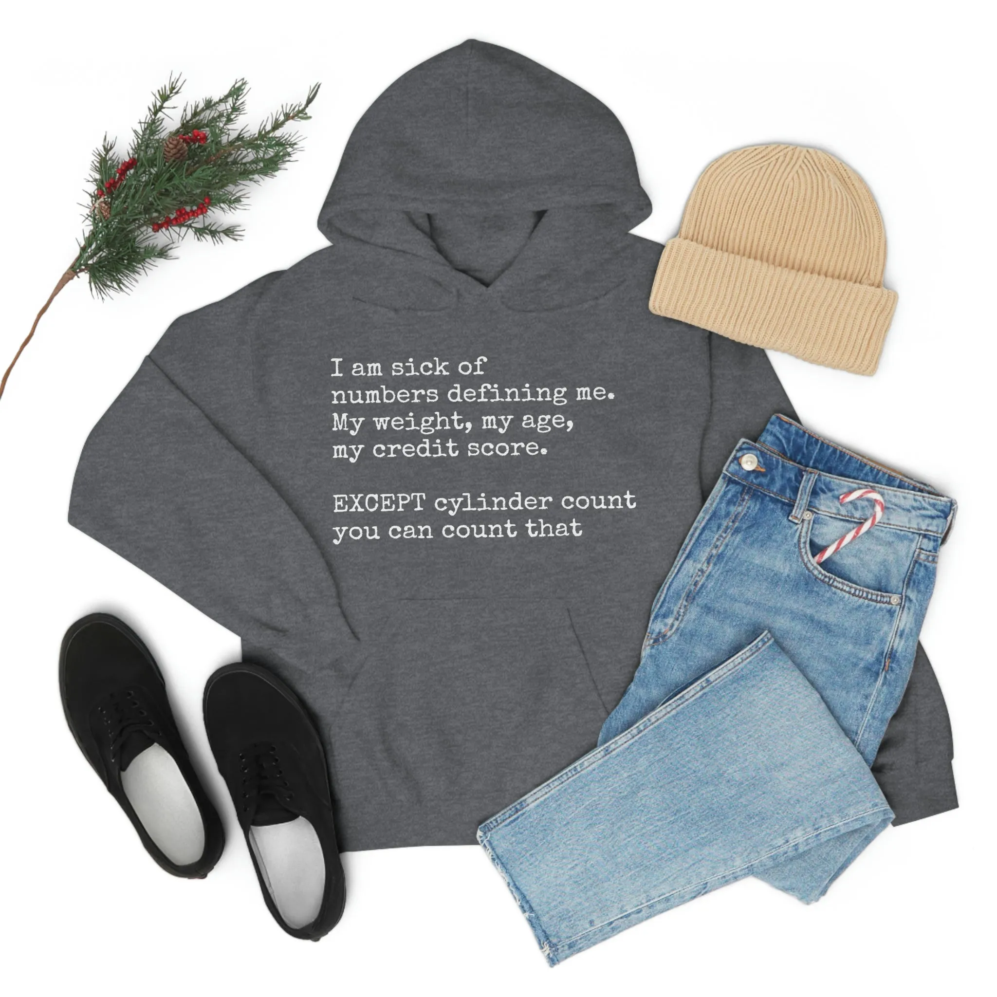Horsepower Counts -  Unisex Heavy Blend™ Hooded Sweatshirt
