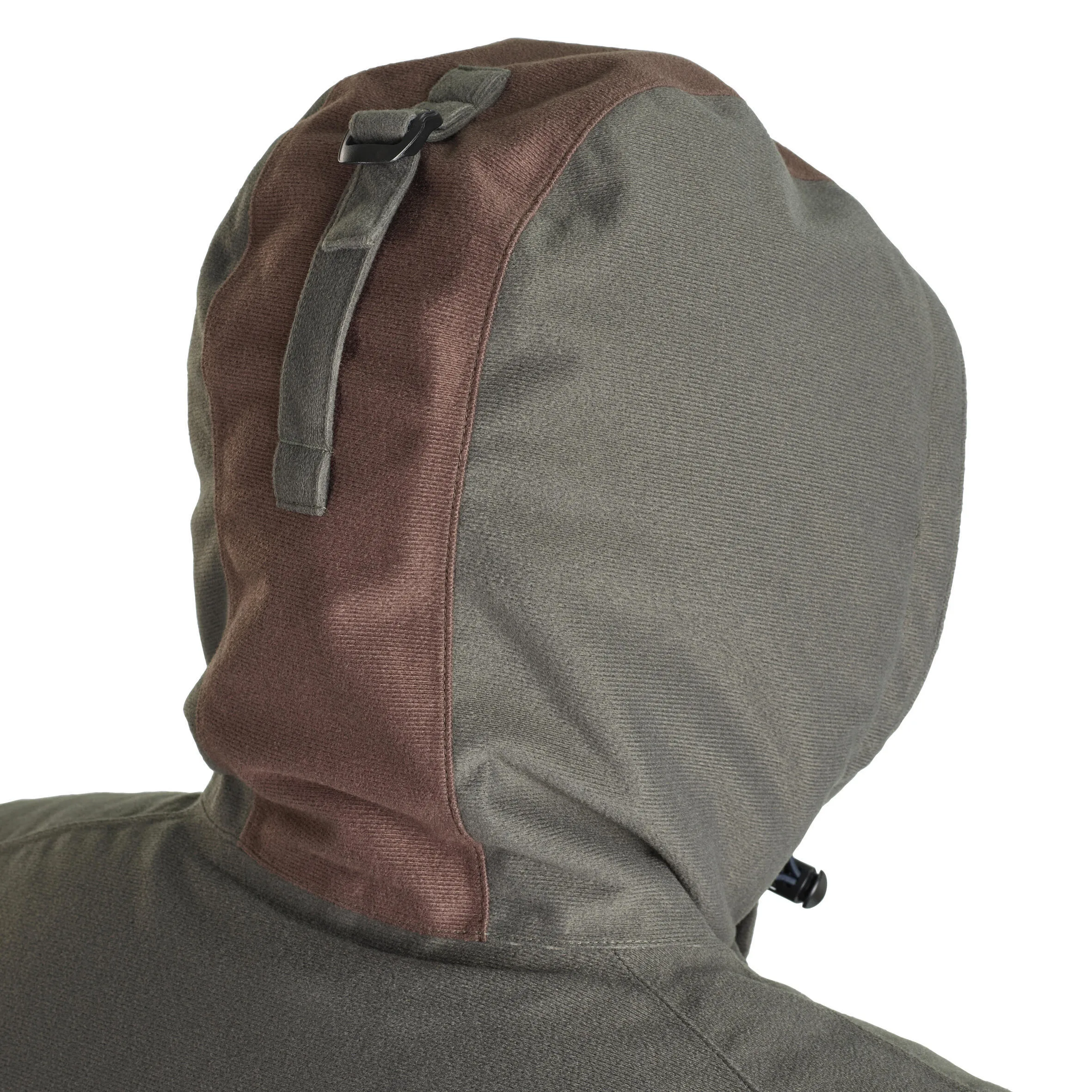 Hunting raincoat warm -20 °C green 100 SOLOGNAC, dark green