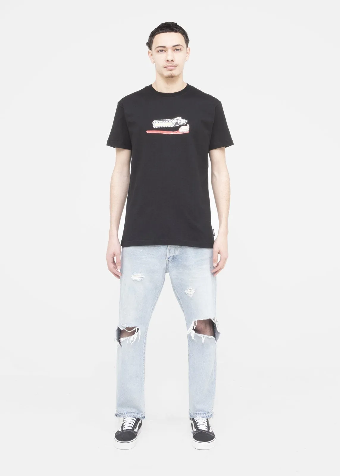 ICECREAM: BRUSH UP SS TEE [BLACK]