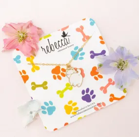 Kitty Bum Enamel Charm Children's Necklace