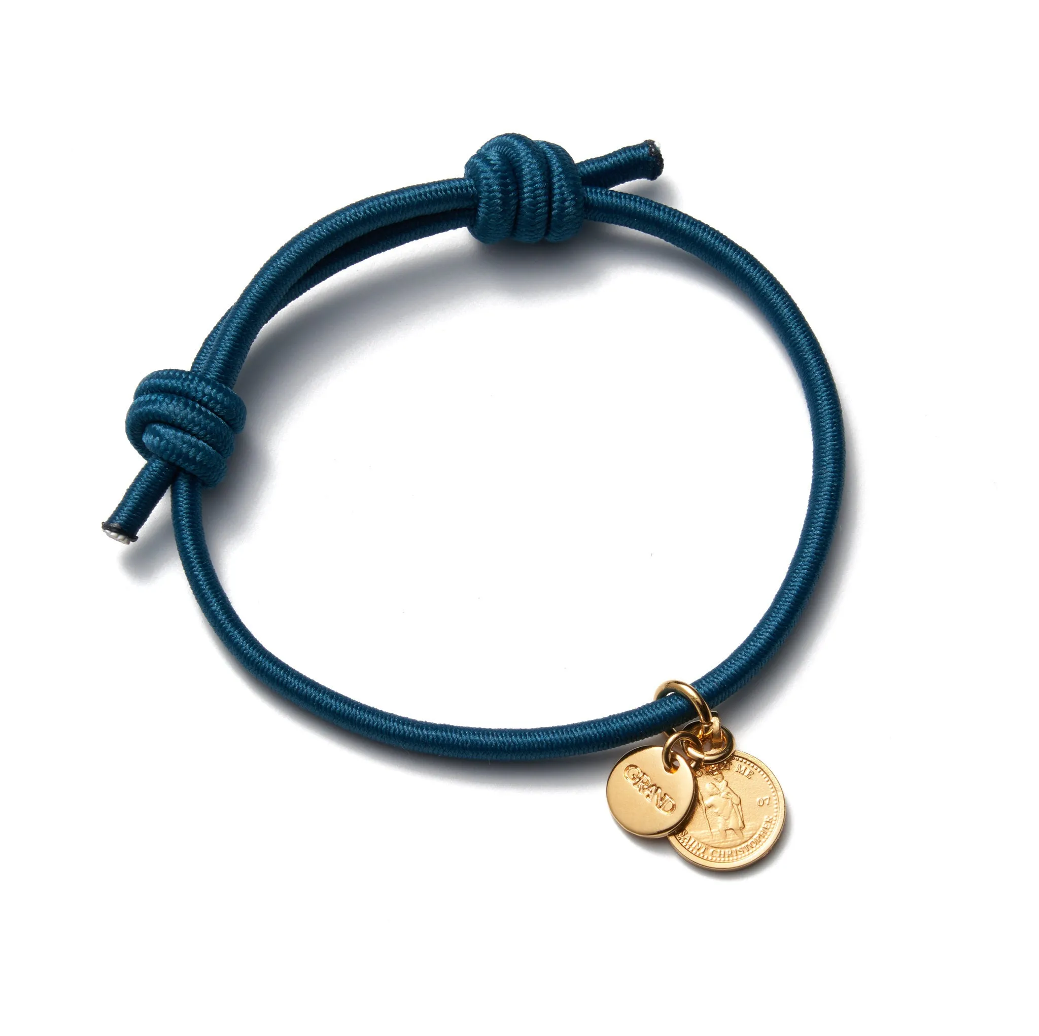 KNOT BRACELET STEEL BLUE