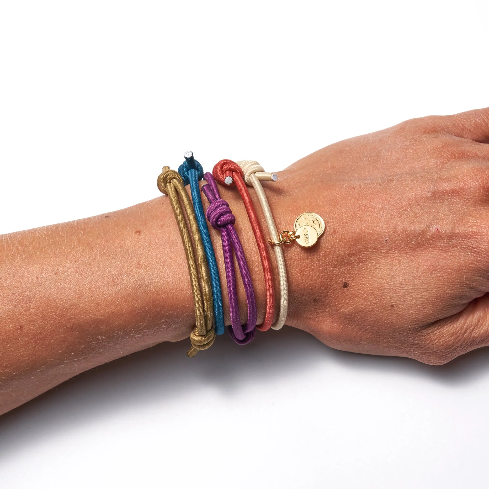 KNOT BRACELET STEEL BLUE