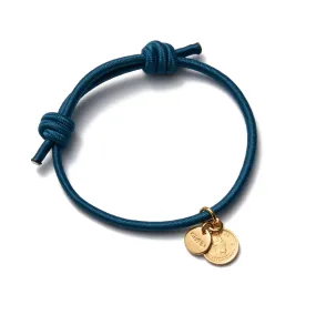 KNOT BRACELET STEEL BLUE