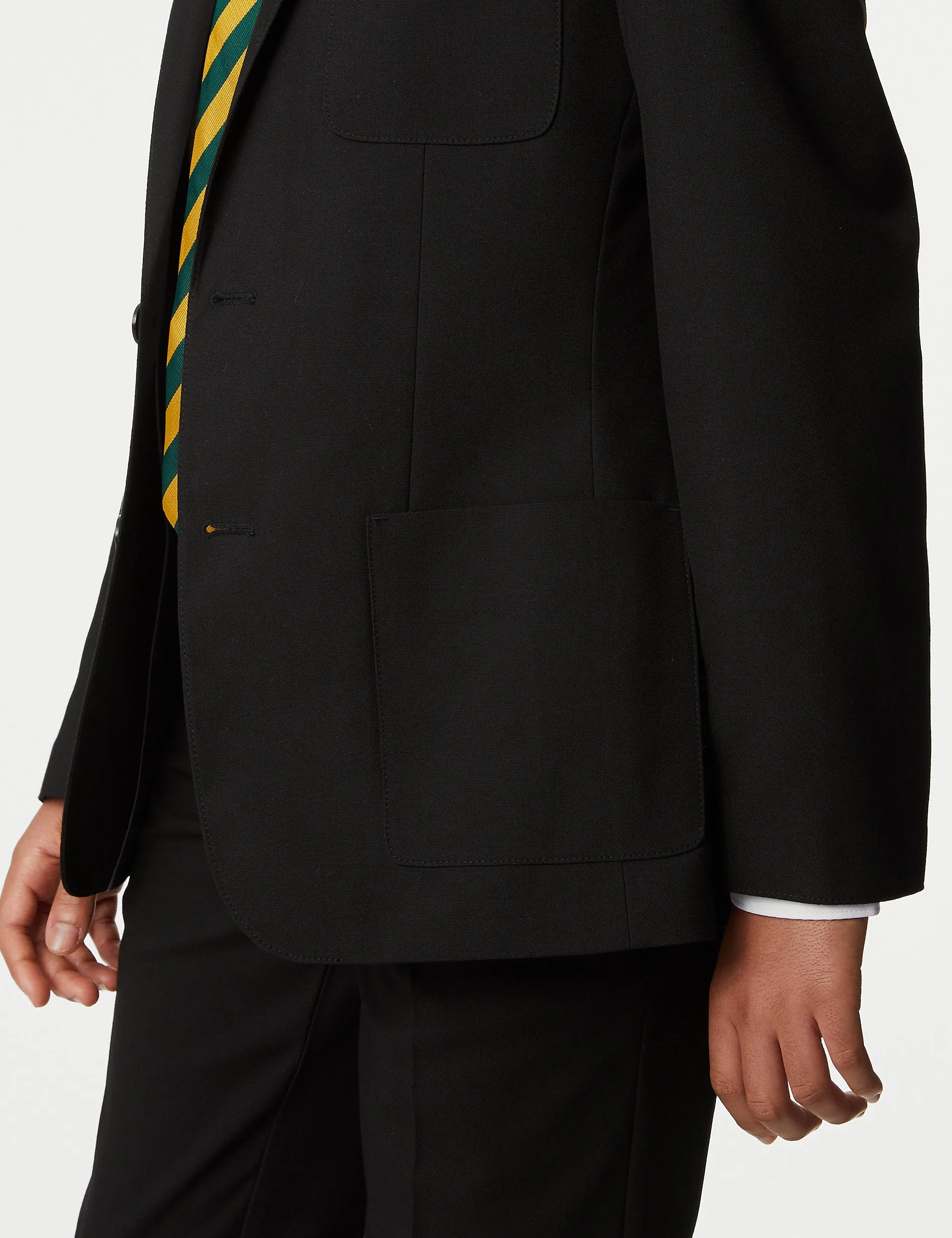 Marks & Spencer Slim Fit School Blazer for Boys (9-18 Years) Black