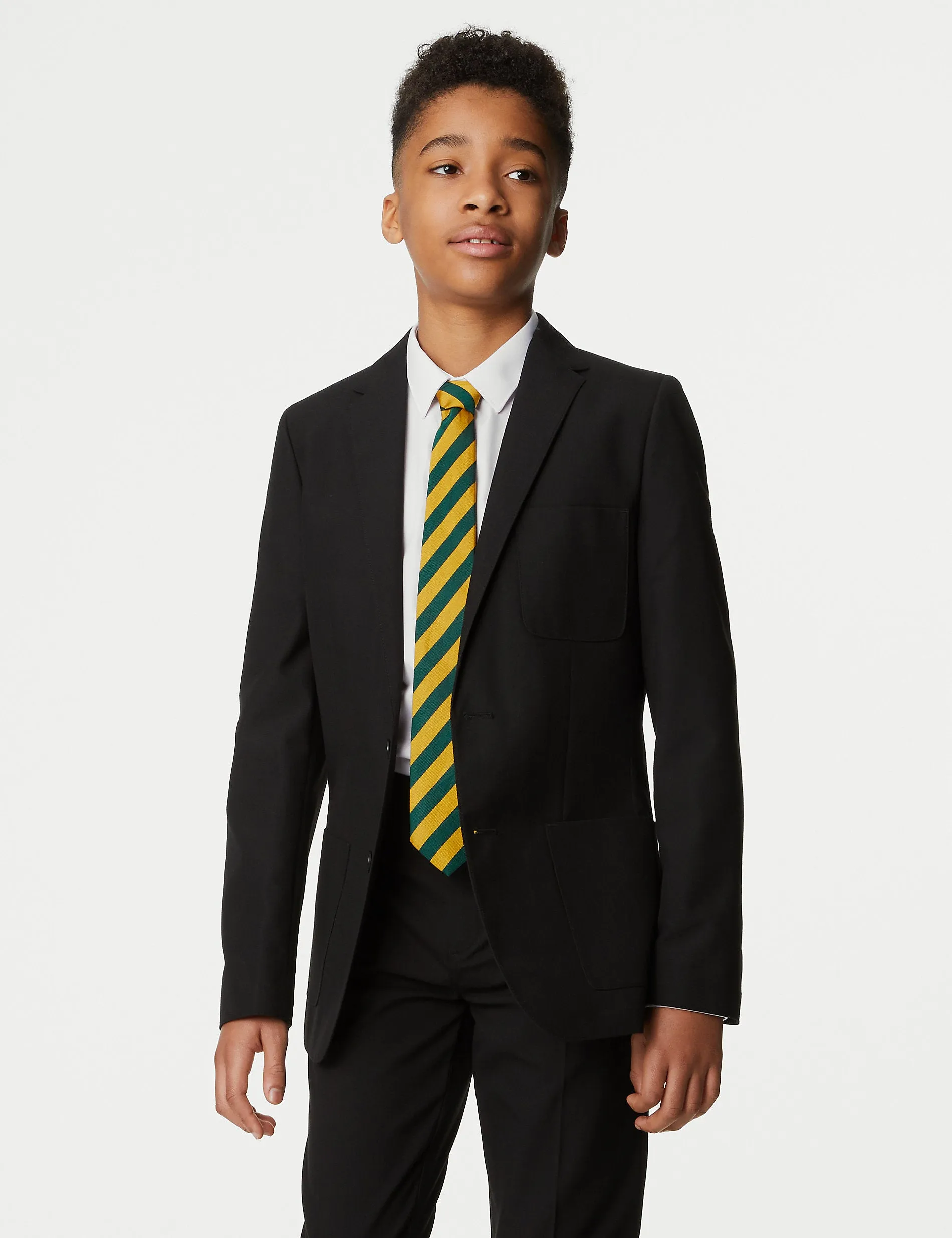 Marks & Spencer Slim Fit School Blazer for Boys (9-18 Years) Black