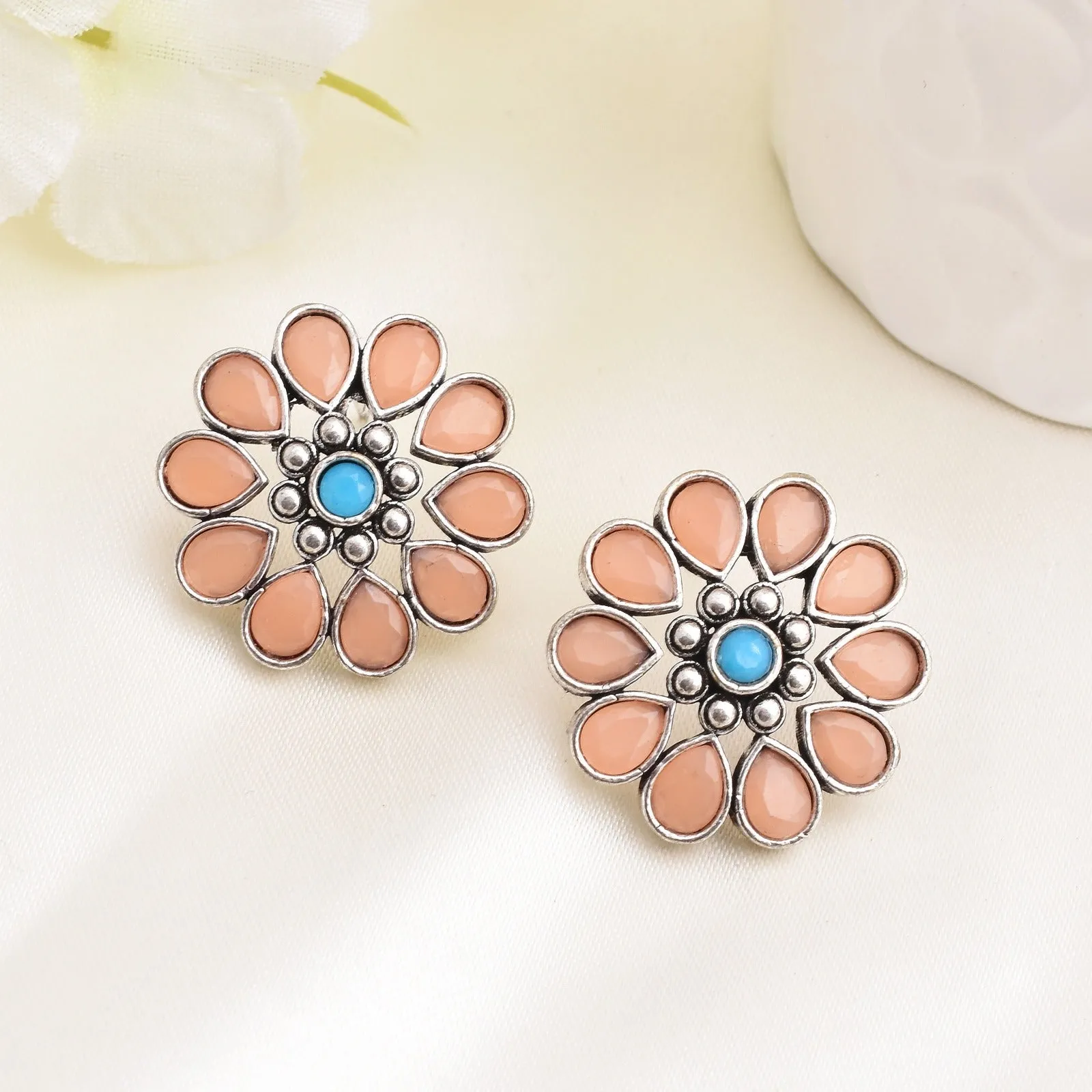 Misha Flower Shaped Studs