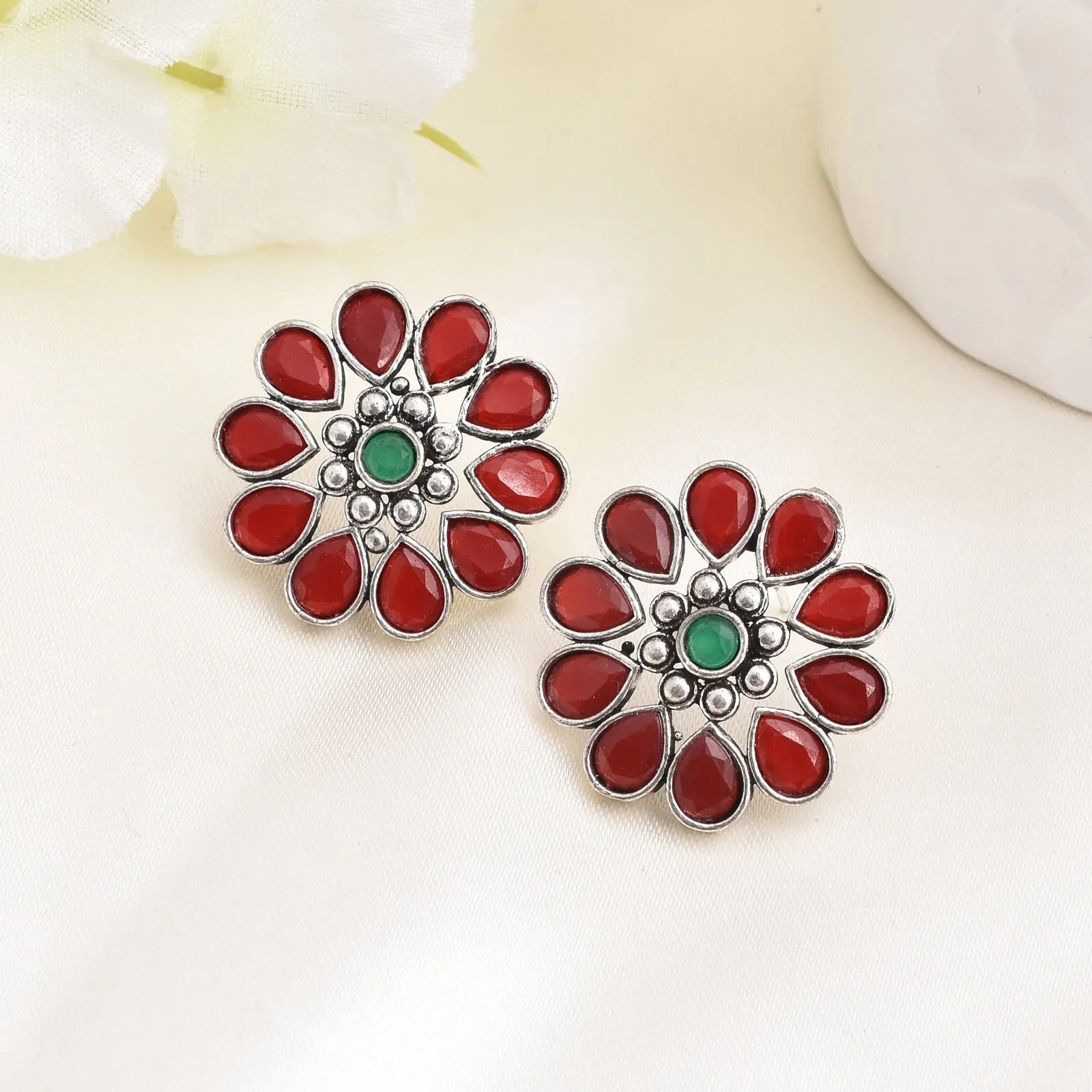 Misha Flower Shaped Studs