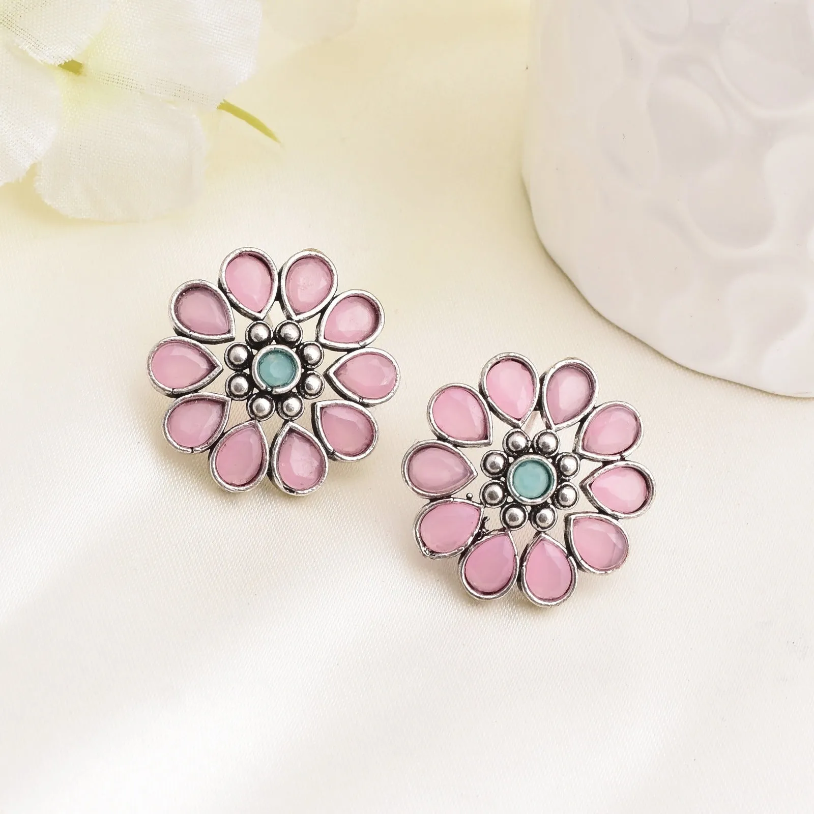 Misha Flower Shaped Studs