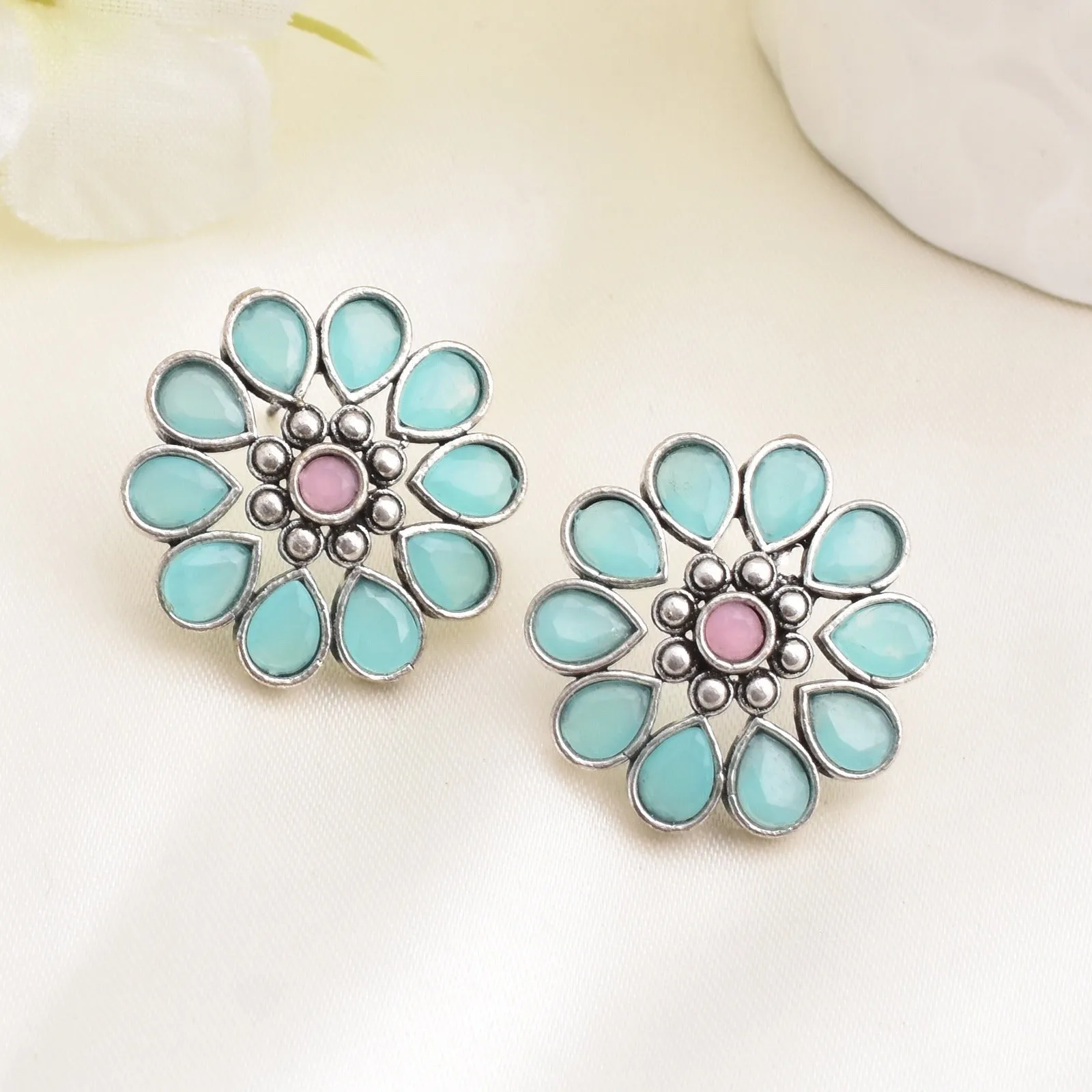 Misha Flower Shaped Studs