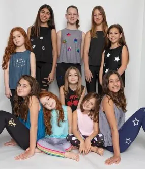 Open Stars Silver Blue Leggings