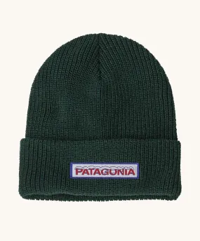 Patagonia Kids Logo Beanie Hat Conifer Green