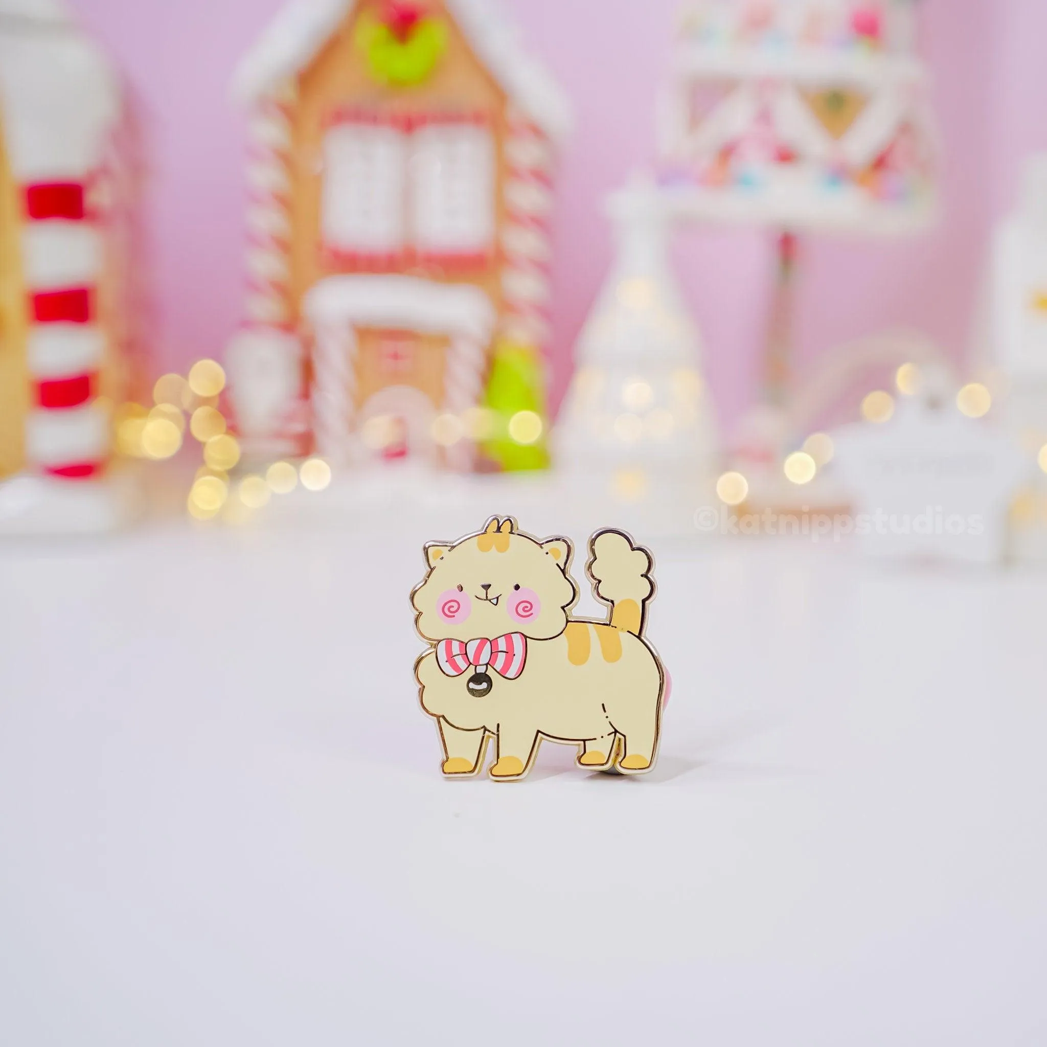 Peppamint the Cat Enamel Pin | Cute Kawaii Cat Pin Badge | Collectible Cat Lover Accessory