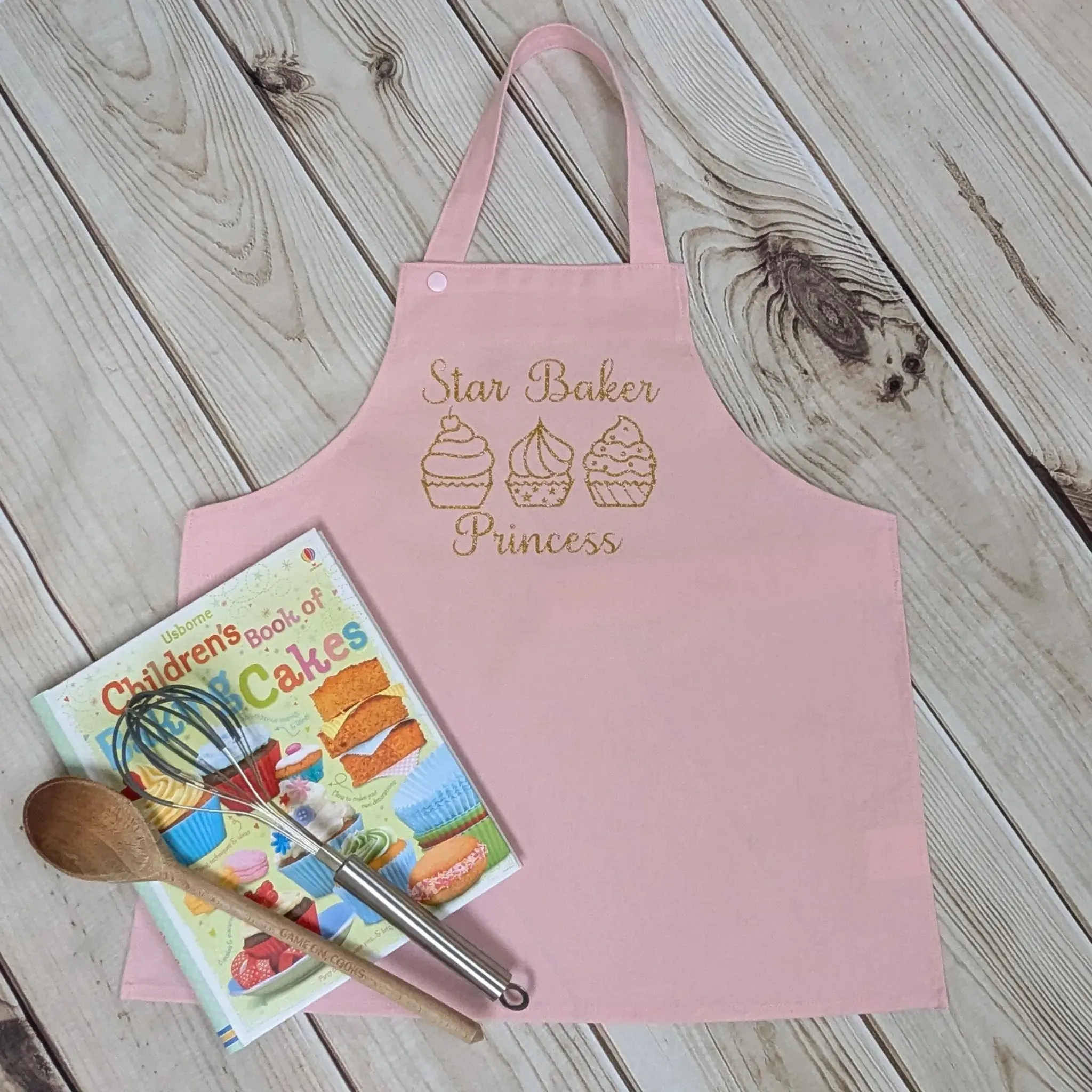 Personalised Children's Apron - Pink