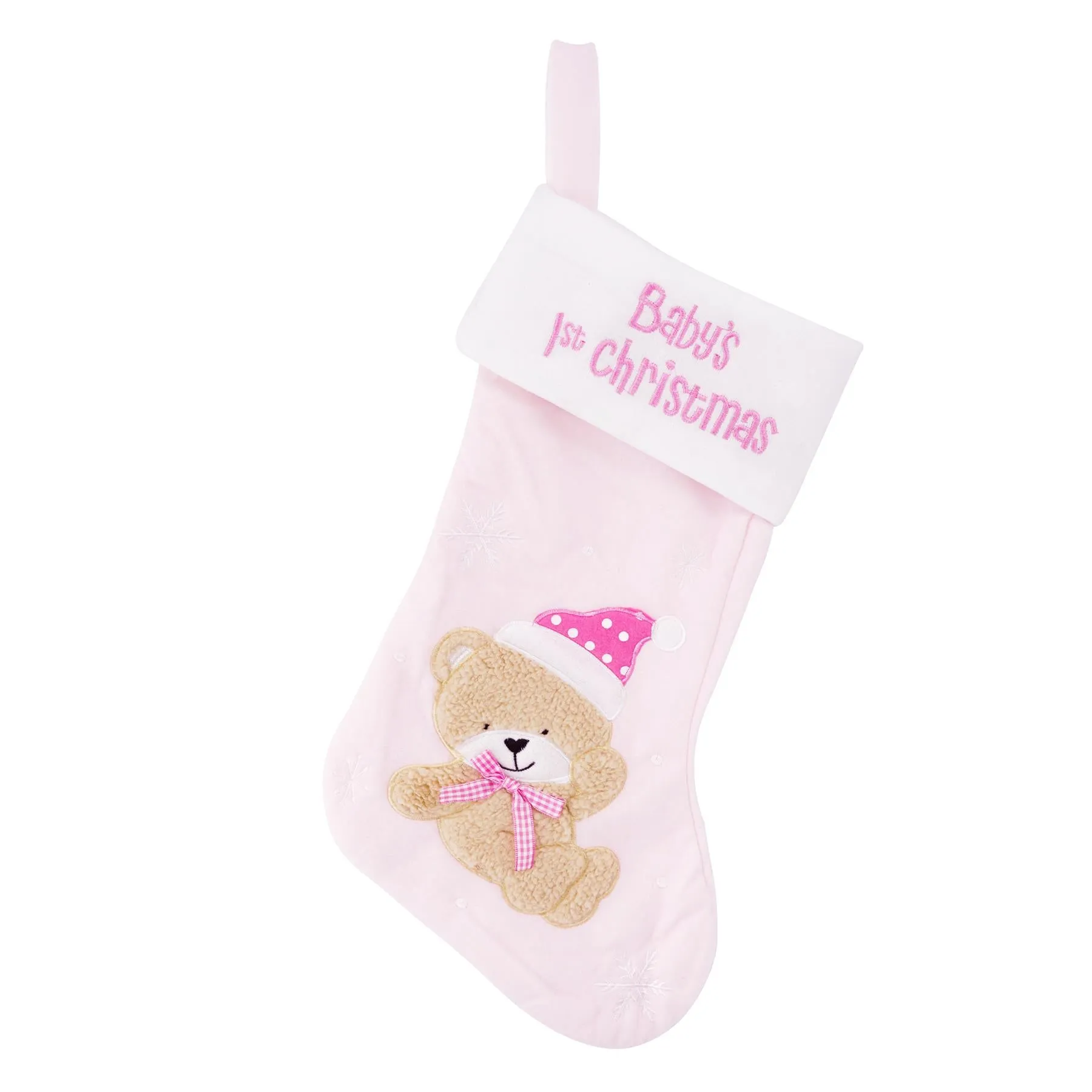 PINK BABY STOCKING