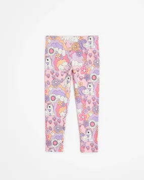 popular  Print Leggings - Pink Unicorn