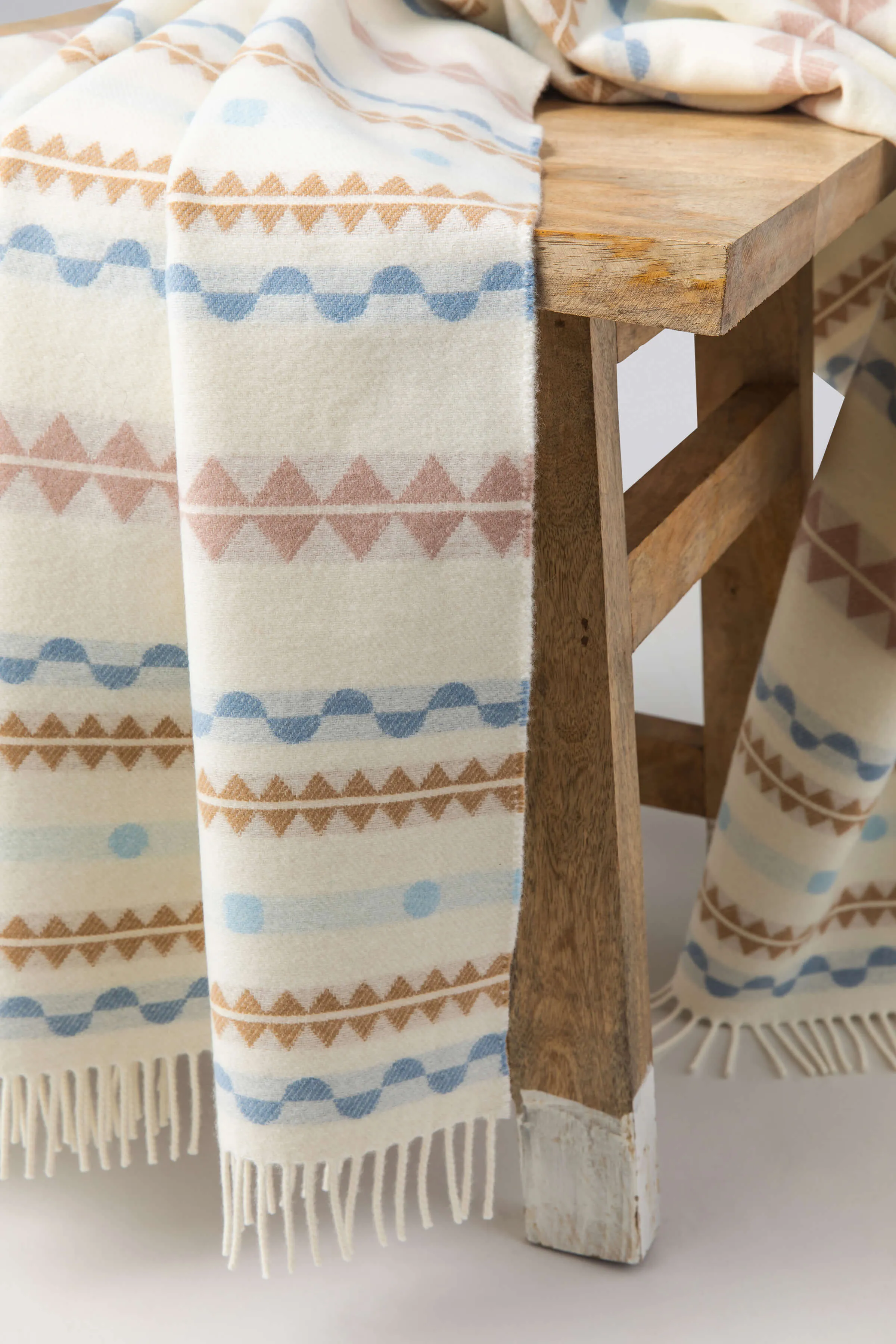 Purled Fringe Children's Blanket