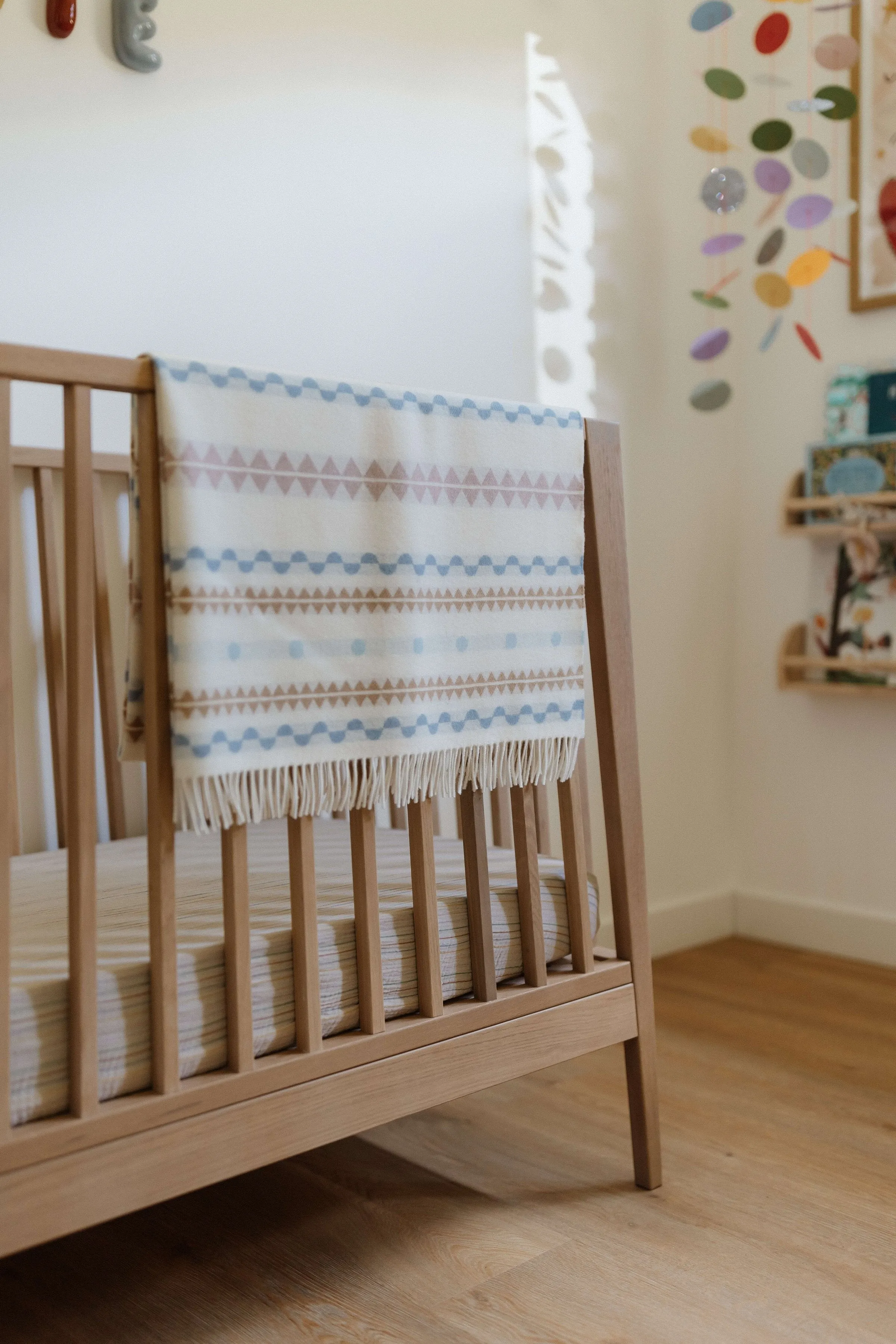 Purled Fringe Children's Blanket