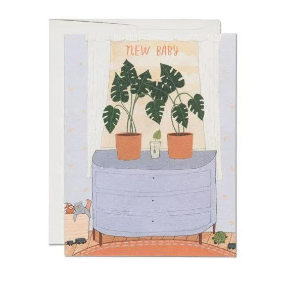 Red Cap New Baby Cards