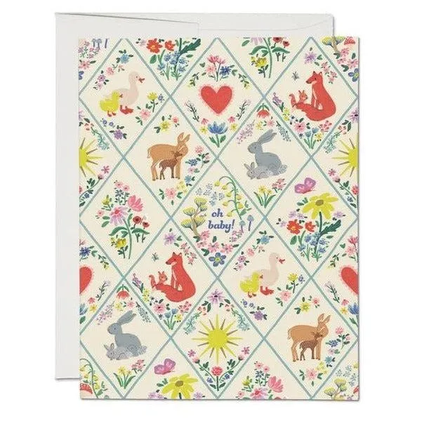 Red Cap New Baby Cards