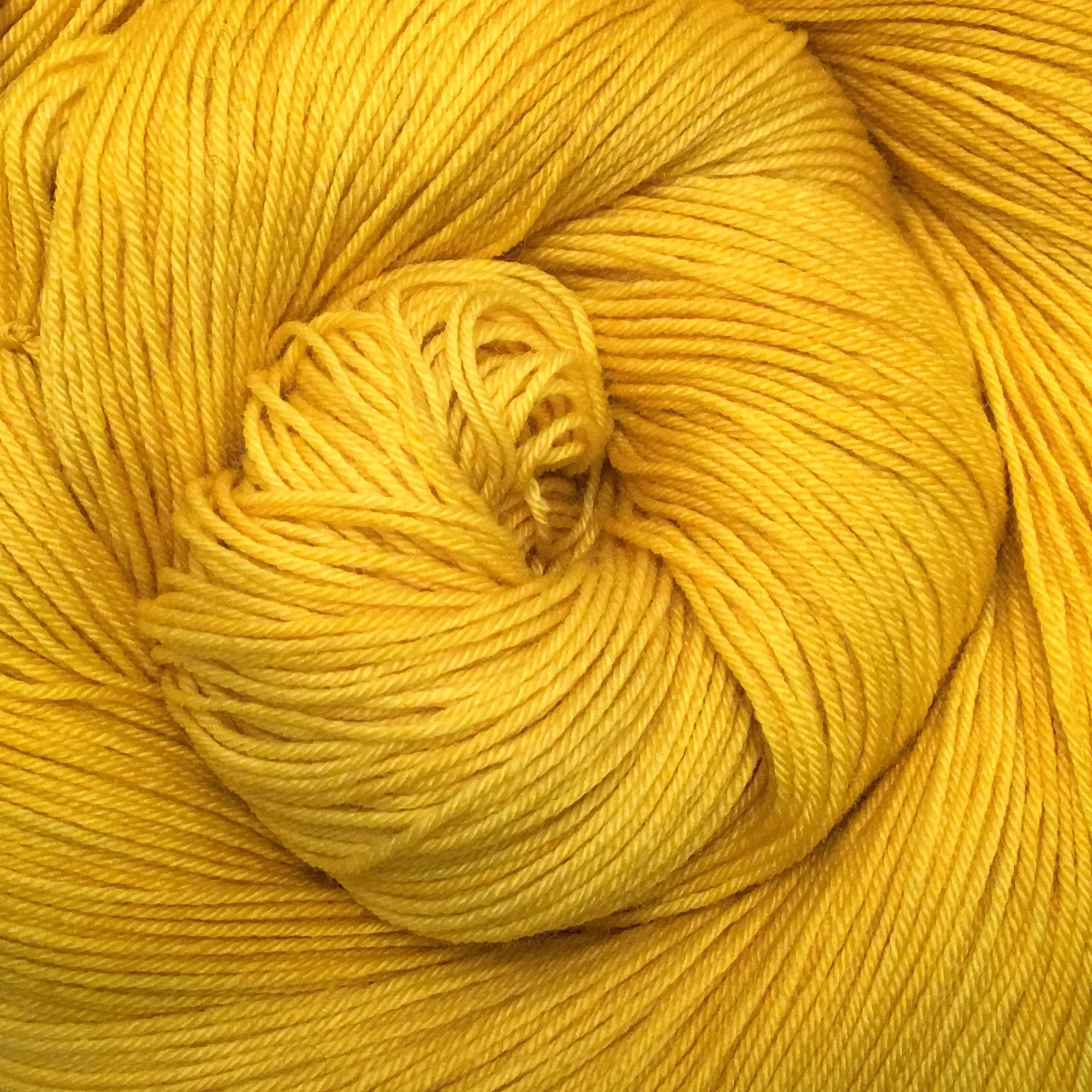 Simply Sock Yarn - Canary Semi Solid