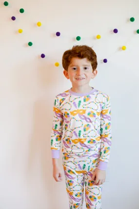 Southern Slumber Bamboo Pajama Set - Mardi Gras