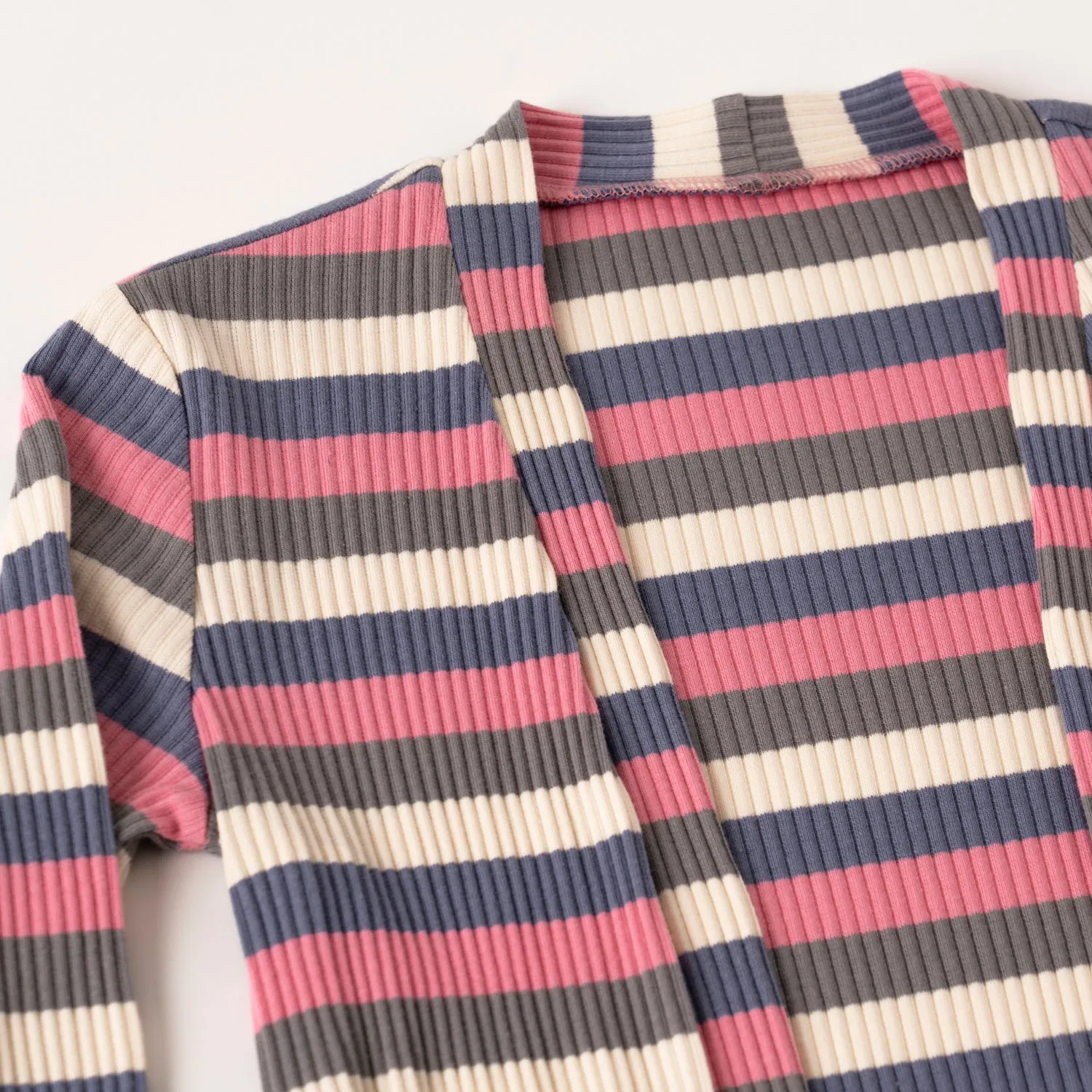 Stripe Long Cardigan