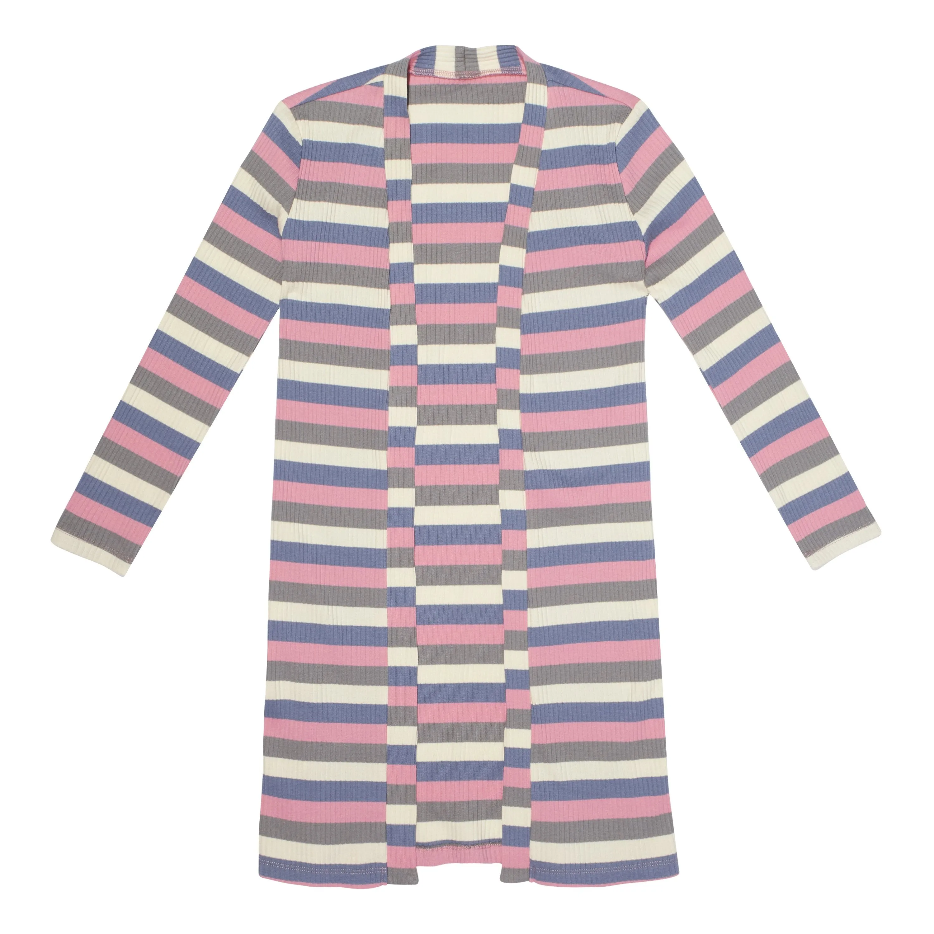 Stripe Long Cardigan