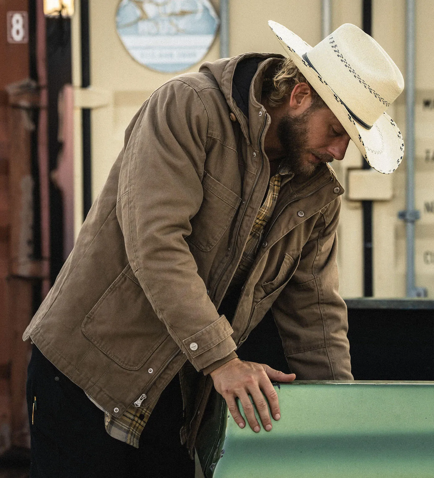 Premium Heavyweight Stone-Washed Canvas Insulated Jacket by Thorogood Iron River