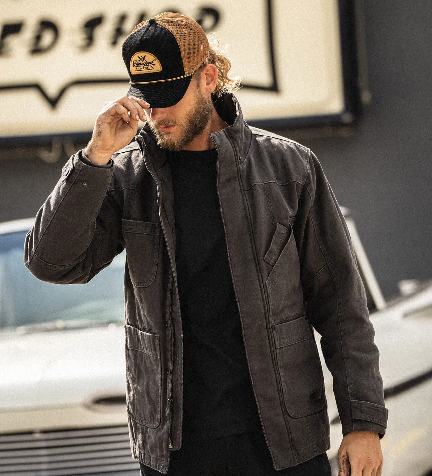 Premium Heavyweight Stone-Washed Canvas Insulated Jacket by Thorogood Iron River