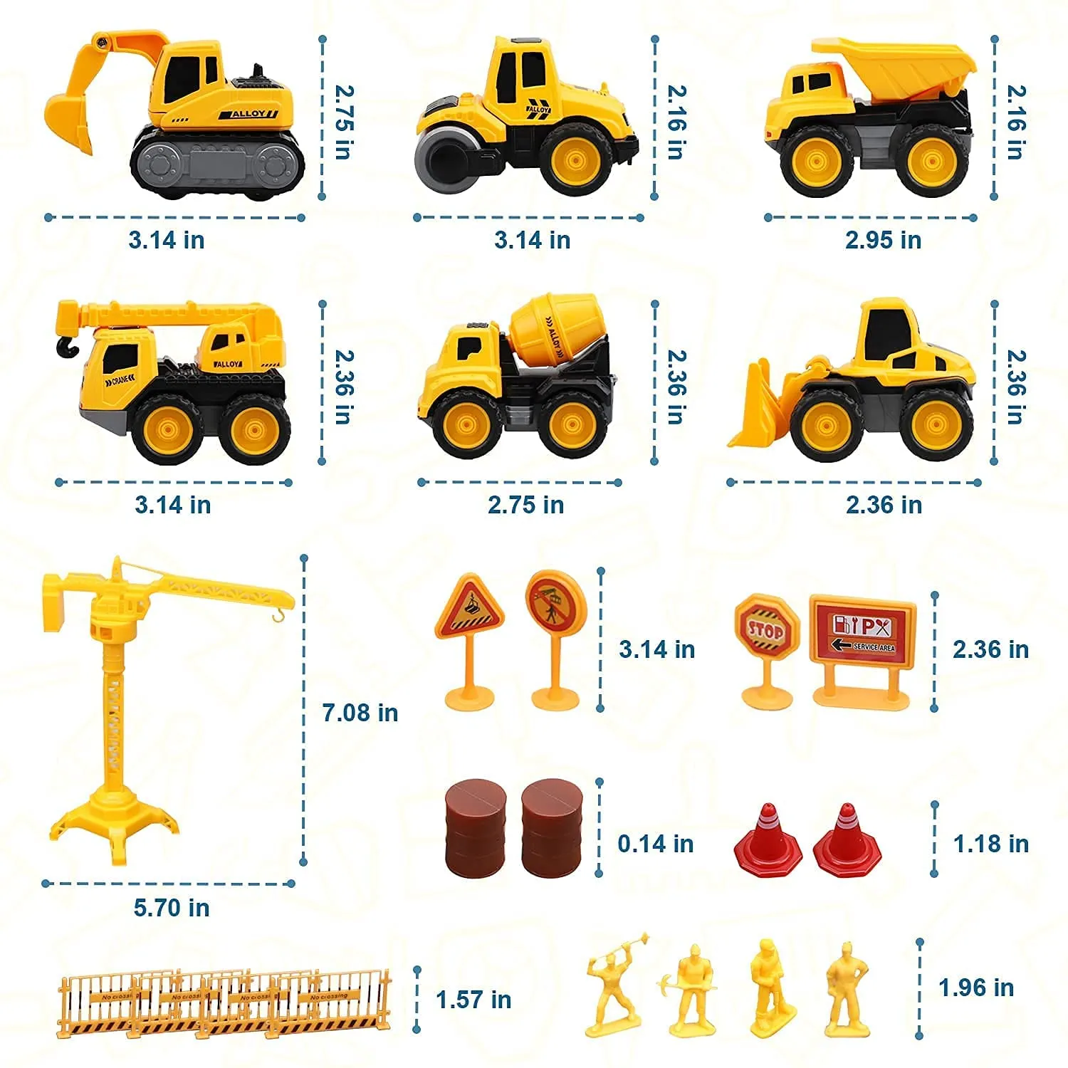 Truck Toy Set for Kids