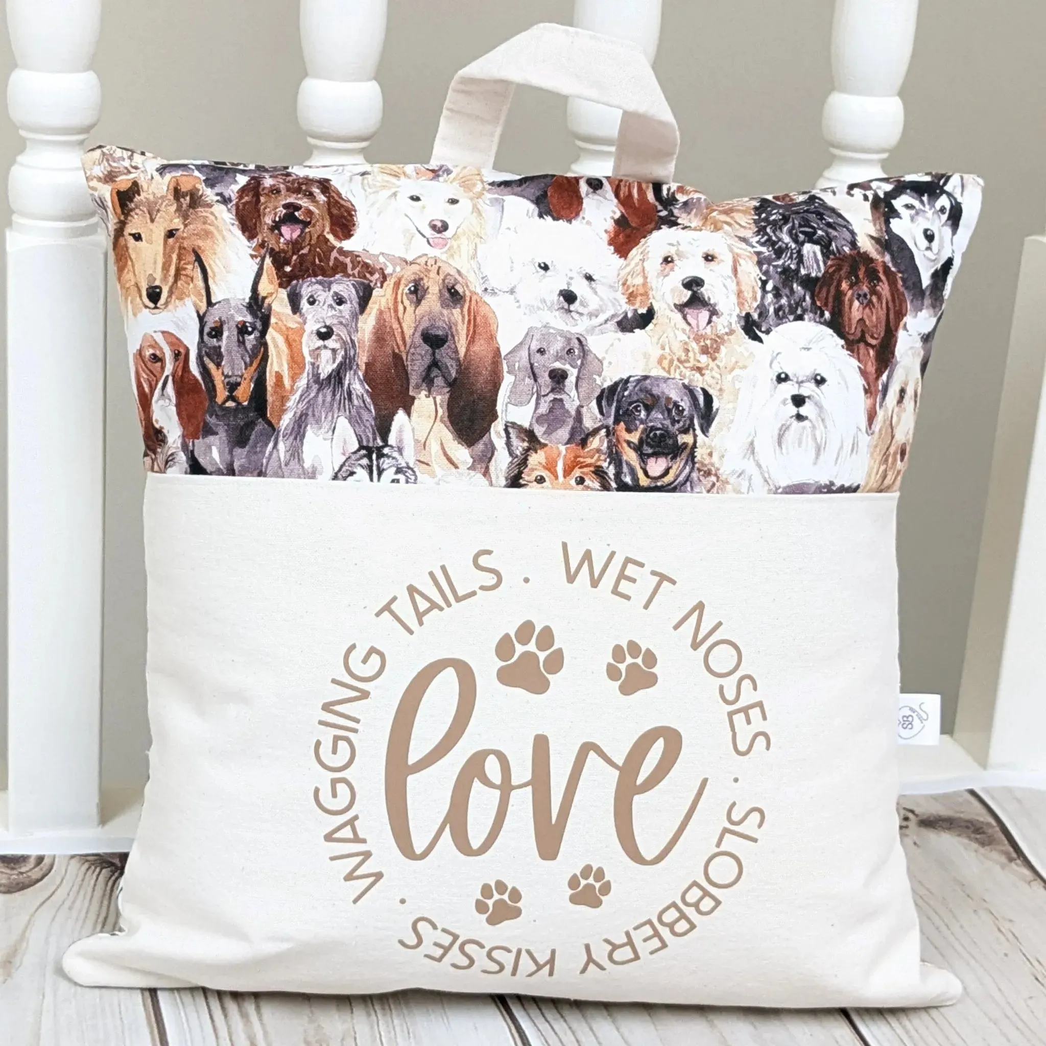 Unique Dog Lover Cushion - Handmade & Sustainable Design