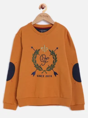 Yellow Solid Sweatshirt